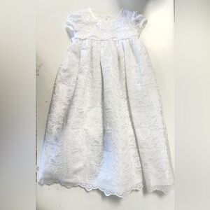 C.I Castro & Co Baptism Christening Wedding Lace Special Occasion Dress 9m